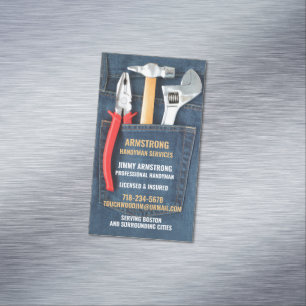 Handyman Tools Magnetische Visitenkarte