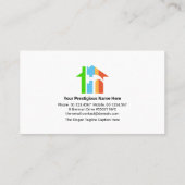 Handyman Tools Motif Paint Spritzer Painter Visitenkarte (Rückseite)