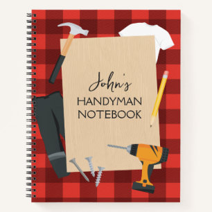 Handyman Tools Notebook für Männer Notizblock