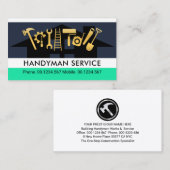 Handyman Tools on Gebäude Doftop Visitenkarte (Vorne/Hinten)