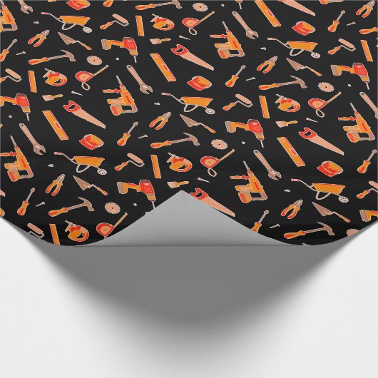 Handyman Tools Pattern Geschenk Geschenkpapier (Ecke)