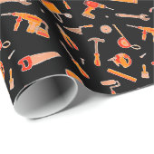 Handyman Tools Pattern Geschenk Geschenkpapier (Rolleneckpunkt)