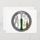 Handyman Tools Postkarte (Vorne/Hinten)