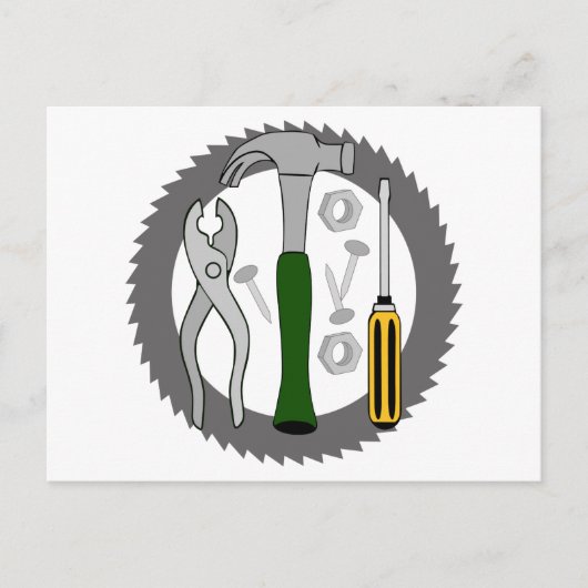 Handyman Tools Postkarte (Vorderseite)