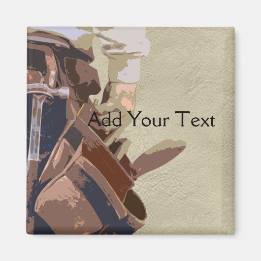 Handyman Tools Watercolor Magnet (Vorne)