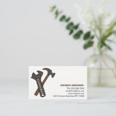 Handyman und Reparaturen Visitenkarte (Stehend Vorderseite)