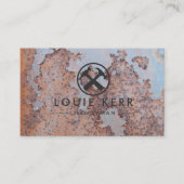 Handyman Vintag Rusty Metal Visitenkarte (Vorderseite)