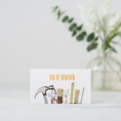 Handyman-Visitenkarte Visitenkarte (Stehend Vorderseite)