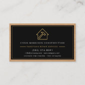 Handyman Wood Texture Visitenkarte (Vorderseite)