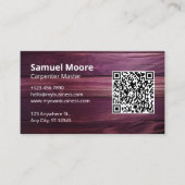 Handyman Woodworker Visitenkarte (Vorderseite)