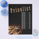Handyman Work Price List Flyer (Einzeln)