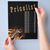 Handyman Work Price List Flyer (Hand)