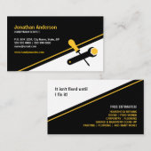 Handyman Working Tools Mechanic business card Visitenkarte (Vorne/Hinten)
