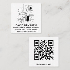 Handyman & Zuhause Reparaturen Quadratische Visitenkarte
