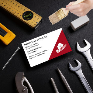 Handyman Zuhause Services Business Cards Visitenkarte