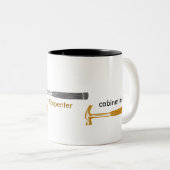 Handyman Zweifarbige Tasse (VorderseiteRechts)