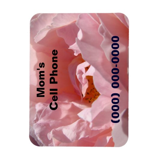 Handynummer der Mama mit Kühlschrank-Magneten Magnet (Vertikal)