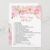 Handyspiel mit floralem Brautparty (Vorne/Hinten)