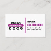 Handywoman Service doppelseitig Visitenkarte (Vorderseite)