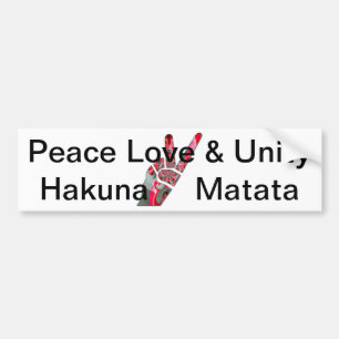 Handzeichen Autoaufkleber