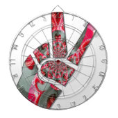 Handzeichen Dartscheibe (vorne)