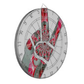 Handzeichen Dartscheibe (Vorderseite Links)