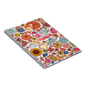 Handzeichen für niedliche Herbstelemente Notizblock (Rechte Seite)