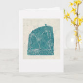 Handzeichen Karte (Gelbe Blume)