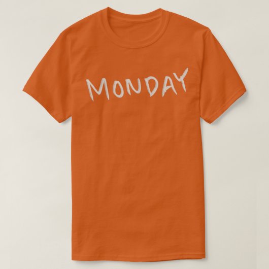 Handzeichen Montag T-Shirt (Design vorne)