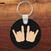 Handzeichen Schlüsselanhänger (Vorderseite)