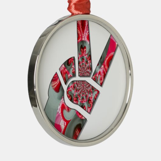 Handzeichen Silbernes Ornament (Rechts)