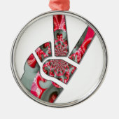 Handzeichen Silbernes Ornament (Vorne)