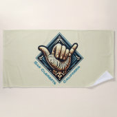 Handzeichen Strandtuch (Vorderseite)