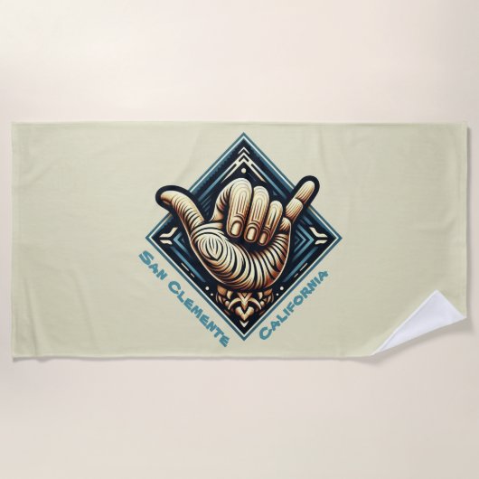 Handzeichen Strandtuch (Vorderseite)