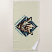 Handzeichen Strandtuch (Vorderseite)