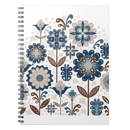 Handzeichn, Blume, Bouquets, Kartenmaterial, Multi Notizblock (Vorderseite)