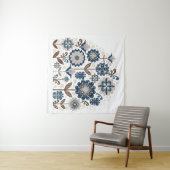 Handzeichn, Blume, Bouquets, Kartenmaterial, Multi Wandteppich (Beispiel (Horizontal))