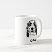 HandZeichn von Haustieren Kaffeetasse (VorderseiteRechts)