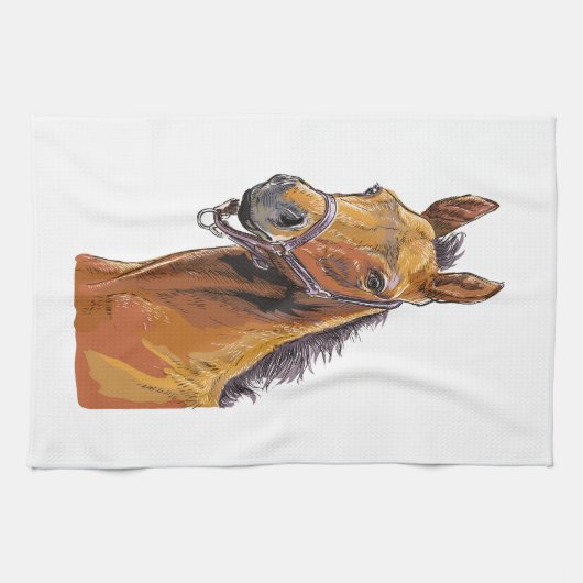 Handzeichnend kleines niedliches Handtuch (Horizontal)