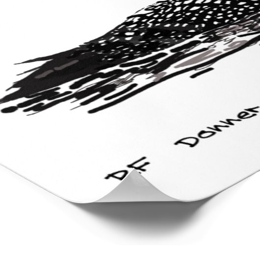 Handzeichner Poster (Ecke)