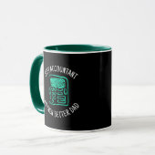 Handzeichnung des Rechner | Bester Vater Tasse (Vorderseite Links)