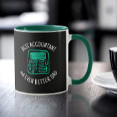 Handzeichnung des Rechner | Bester Vater Tasse