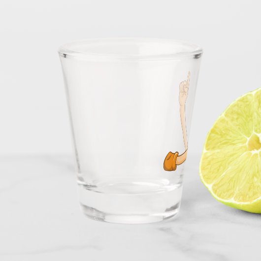 Handzeigeglas Schnapsglas (Links)