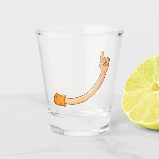 Handzeigeglas Schnapsglas (Vorderseite)