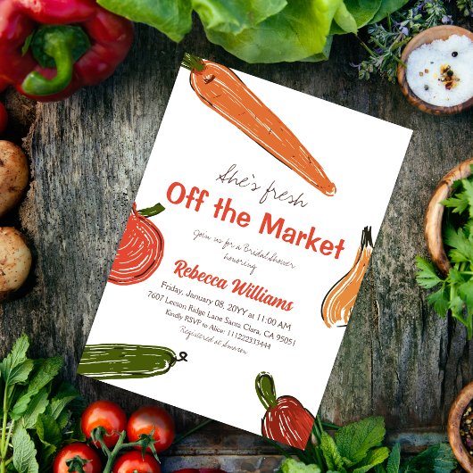 Handziehen frisch vom Brautparty des Marktes Einladung