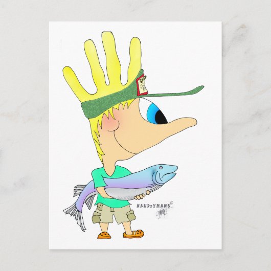 HANDzYMANS Postkarte (Vorderseite)