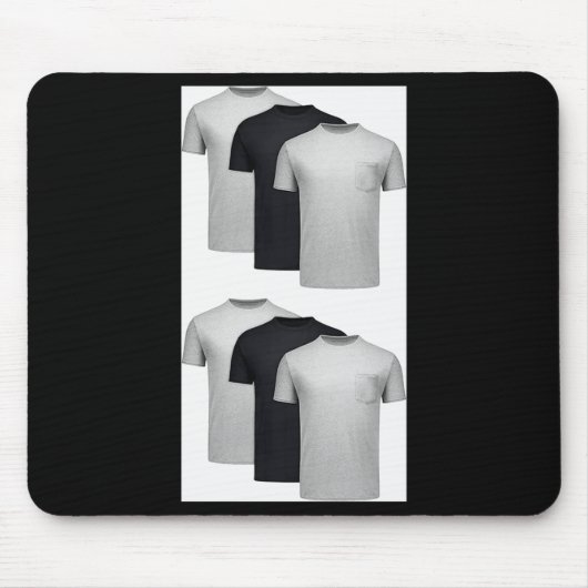 Hanes Herren Taschenpackung, 6er-Pack, Cool & Mousepad (Vorne)