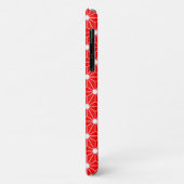 Hanf Leaf Asanoha japan Muster traditionelle rote Case-Mate iPhone Hülle (Hinten/Links)