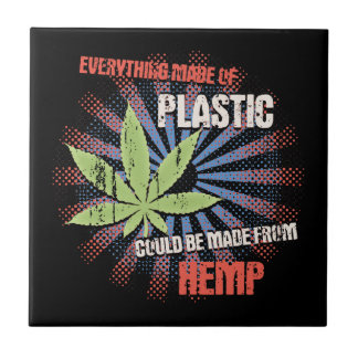 Hanf-Plastik Fliese