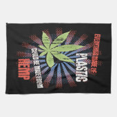 Hanf-Plastik Geschirrtuch (Horizontal)